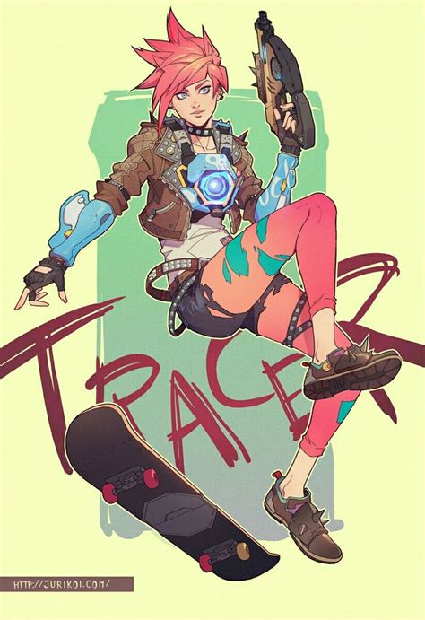 Pin By Yami On Illustration Overwatch Tracer Overwatch