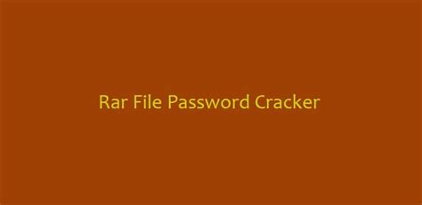 Rar File Password Cracker Peatix