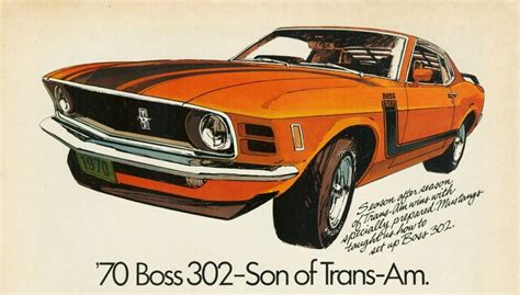 1970 Mustang 302 Poster