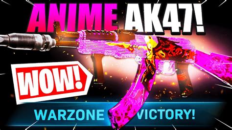 The Reactive Anime Ak47 In Warzone 😍 Cursed Angel Ak47 Warzone Youtube
