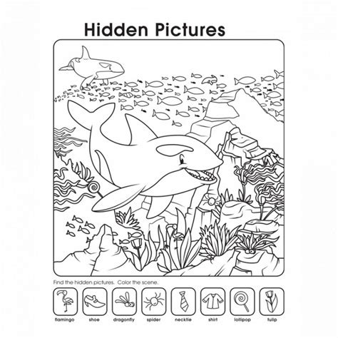 Hidden Pictures Worksheets Ocean Hidden Pictures Hidden