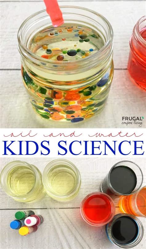 A chemical volcano made using baking soda and vinegar is a classic science experiment, appropriate for kids of all ages. Kids Science Experiments at Home | Oil and Water Experiment