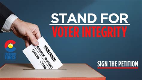 Voter Integrity · Colorado Freedom Force