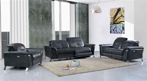 Italian Leather Sofa Set With Steel Legs Bakersfield California Esf