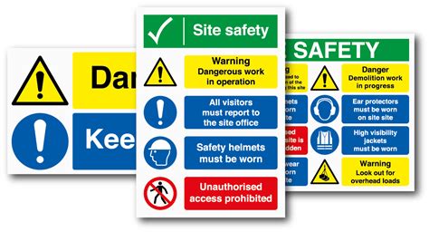 Clear Compliant Safety Signs From The Market Leader Seton