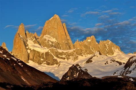 Fitz Roy Mountain In Los Glaciares National Park Thousand Wonders