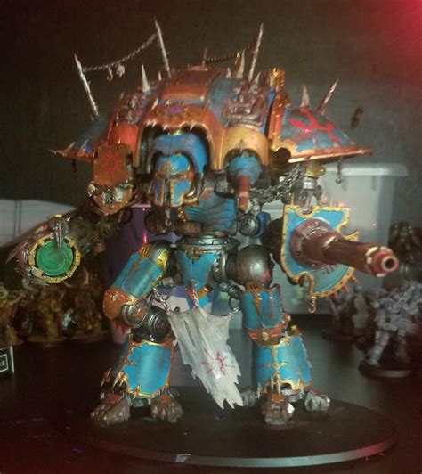 My Tzeentch Based Chaos Knight Rwarhammer40k