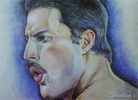 Freddie Mercury And Colored Pencils By Shishkina On Deviantart