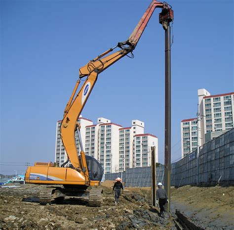 piling equipment designing buildings