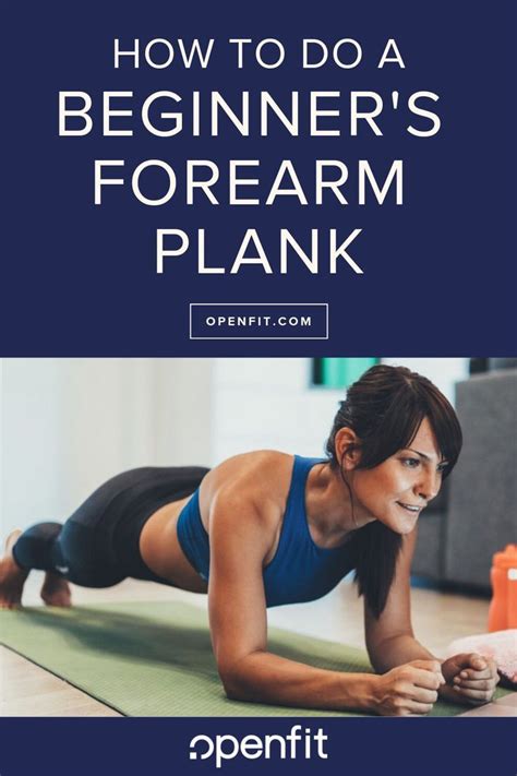 Forearm Plank How To Do It And Benefits Openfit In 2020 Free Workout