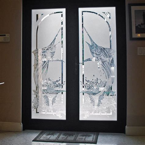 Elegant Glass Etched Door Patterns