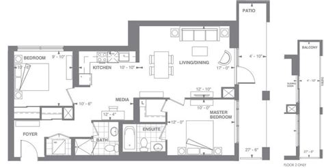 Axiom Condos 2 By Greenpark Lombard 7 Floorplan 2 Bed And 2 Bath