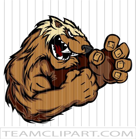 Wolverine Mascot Quality Clipart Images Ai  Eps Png