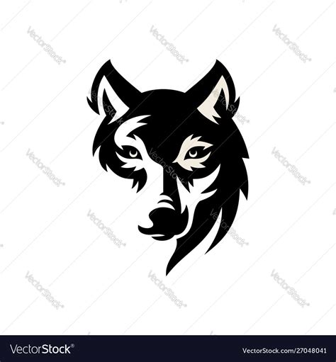 Wolf Logo Royalty Free Vector Image Vectorstock