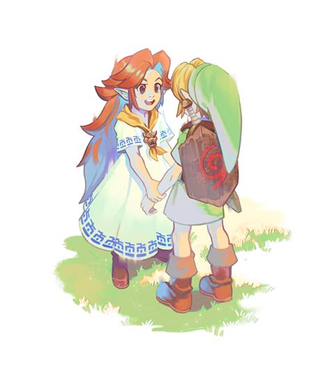 Link Babe Link And Malon The Legend Of Zelda And 1 More Drawn By