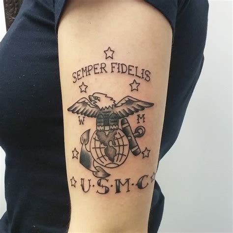 75 Cool Usmc Tattoos Meaning Policy And Designs 2019