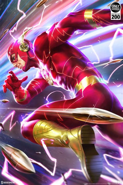 The Flash Fine Art Print By Derrick Chew Races Into Your