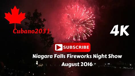 Niagara Falls Fireworks Night Show Shot With A Iphone 6s Plus 4k Youtube