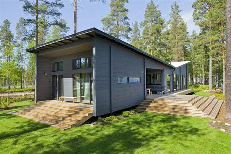Modern Log Cabin Home Kits By Honka Prefab Log Cabin Kits In Finland