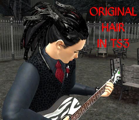 Mod The Sims Electric Dreads For Men And Women Ts3 Conversion