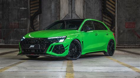 Green Abt Audi Rs 3 R 2022 4k Hd Cars Wallpapers Hd Wallpapers