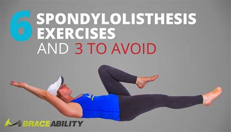 9 Exercises For Lumbar And Cervical Spinal Stenosis Spondylolisthesis