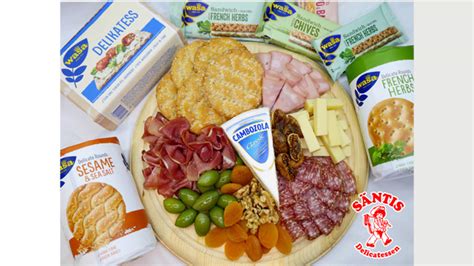 Santis Delicatessen Customizable Cheese And Cold Cuts Platter