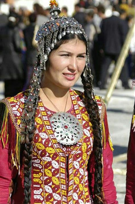 Turkmen Girls 1 Turkmen Beautiful Outfits Fashion