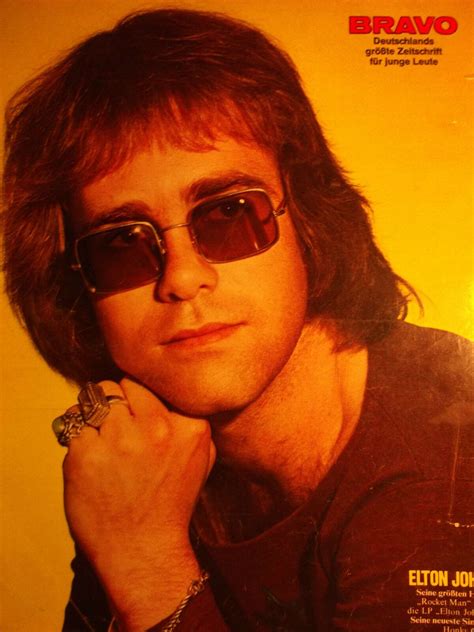 Oh Hey There Circa 1970 Elton Johnyou Sure Are A Cutie Elton
