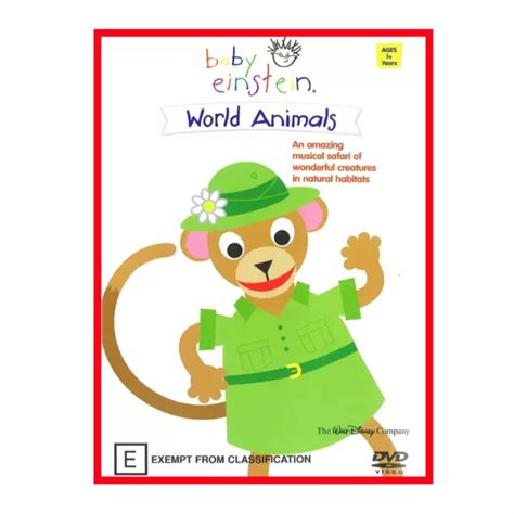 Baby Einstein World Animals Dvd 2005 Ages 1 Years Early Education