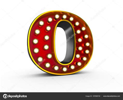 Letter O 3d Broadway Style Stock Photo By ©creisinger 187696740