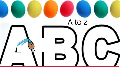 Capital Letter Abcdafor Appple B For Ball Basic Learning For Kids