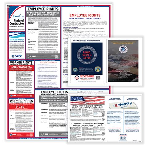 Federal Contractor Poster Bundle Workplace Posters Hrdirect