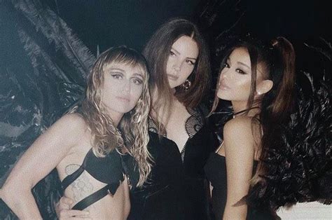 Ariana Grande Lana Del Rey And Miley Cyrus Teamed Up To Release A New