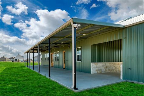 Vibrant Green Godley Texas Barndominium By Hl Custom Homes