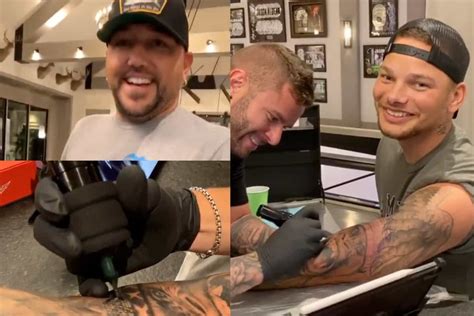 See Jason Aldean Tattoo Kane Brown With Ink Master Champion Bubba