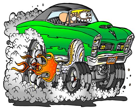 Hot rod cartoon i did some time ago. Hot Rod CARtoons-Creekrat CARtoons-Cool Cars | Cartoon car ...