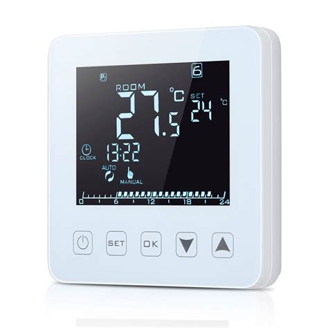 Wifi Function Optional Electric Heating Thermostat 16a Lcd Display