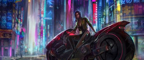 2560x1080 Cyberpunk Girl Biker 4k 2020 2560x1080 Resolution Hd 4k