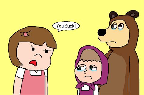 Betsy Stands At Masha And The Bear By Mostapesfan2000 On Deviantart