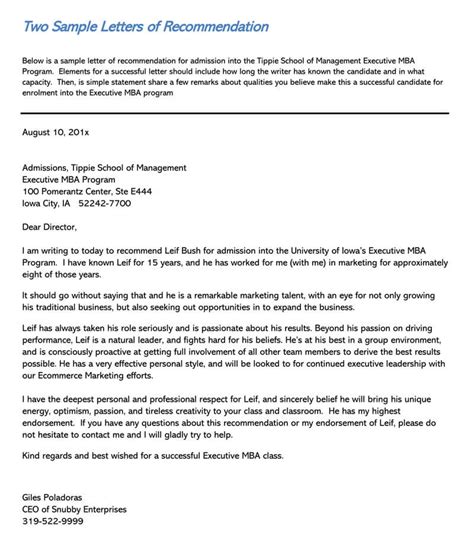 35 Best Student Recommendation Letter Examples From Teacher