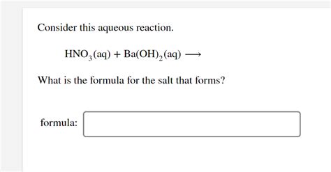 Hno3 Aq Ba Oh 2 Aq