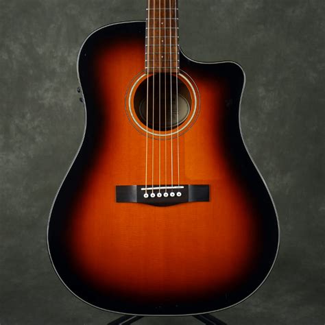 Fender CD-60CE Electro-Acoustic Guitar - Vintage Sunburst - 2nd Hand ...