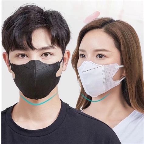 Kf94 Mask 4d Face Mask 10pcs Korea 3d Face Lifting Butterfly More Effectively Protect Nasal
