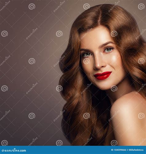 Haircare Concept Beautiful Woman Stock Photo Image Of Beauty