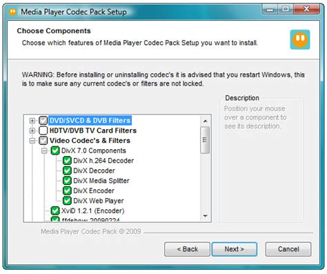 Media Player Codec Pack Free Media Player Codecs
