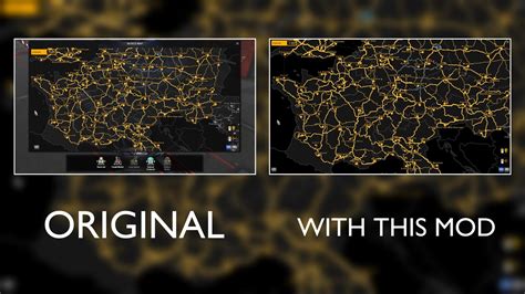 Fullscreen World Map V Ets Euro Truck Simulator Mod Ets Mod