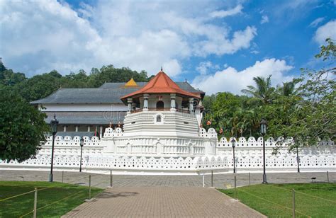 Temple Of The Sacred Tooth Relic Kandy Sri Lanka Stock Photo Image