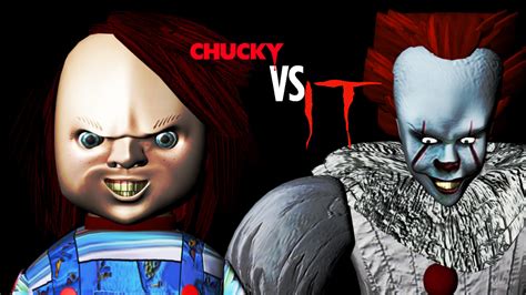 Artstation Chucky Vs Penny Wise The Dancing Clown