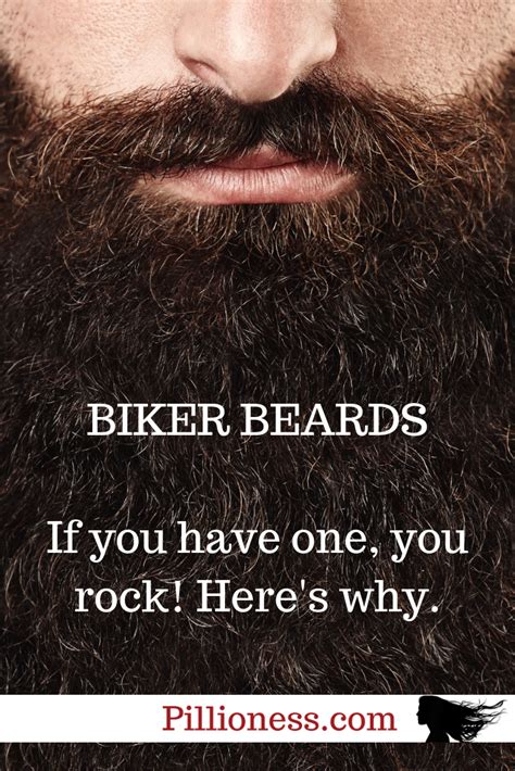How To Rock A Biker Beard Pillioness We Love Motorcycles Beard